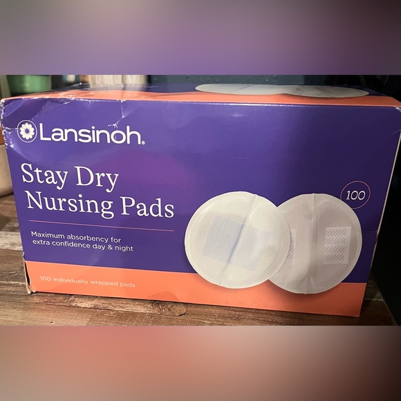 Lansinoh Stay Dry Disposable Nursing Pads & 2 Jars Of Organic Nipple Cream New! - Picture 10 of 12